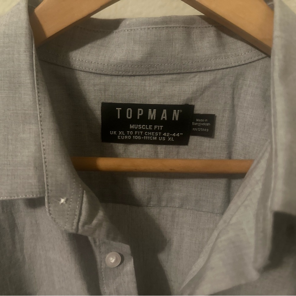 TopMan Short Sleeve Button Down